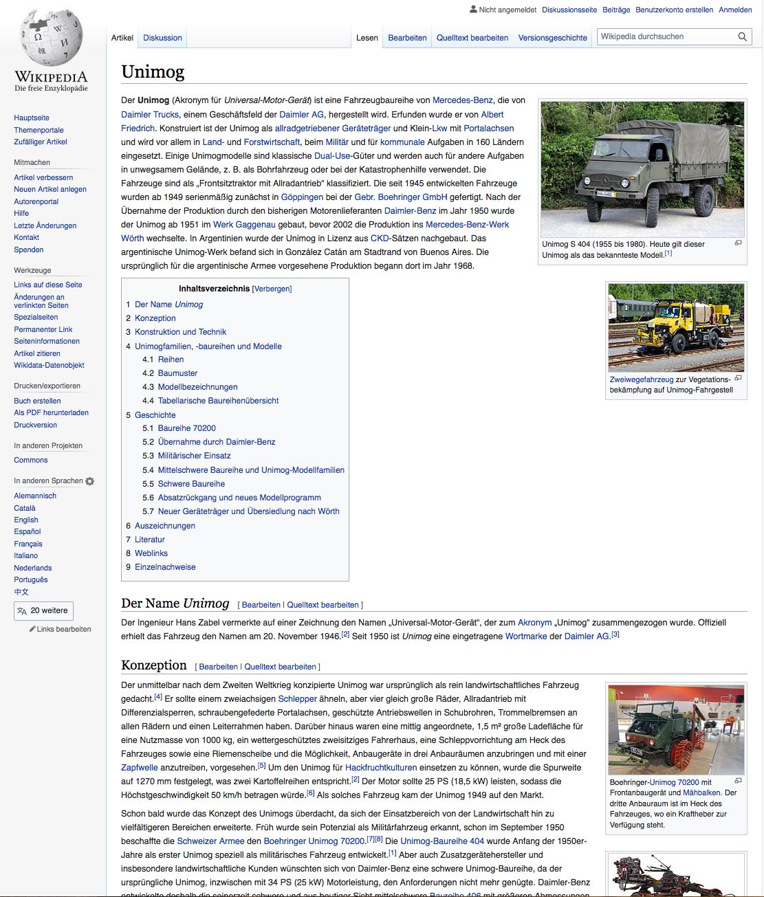 Unimog Wikipedia
